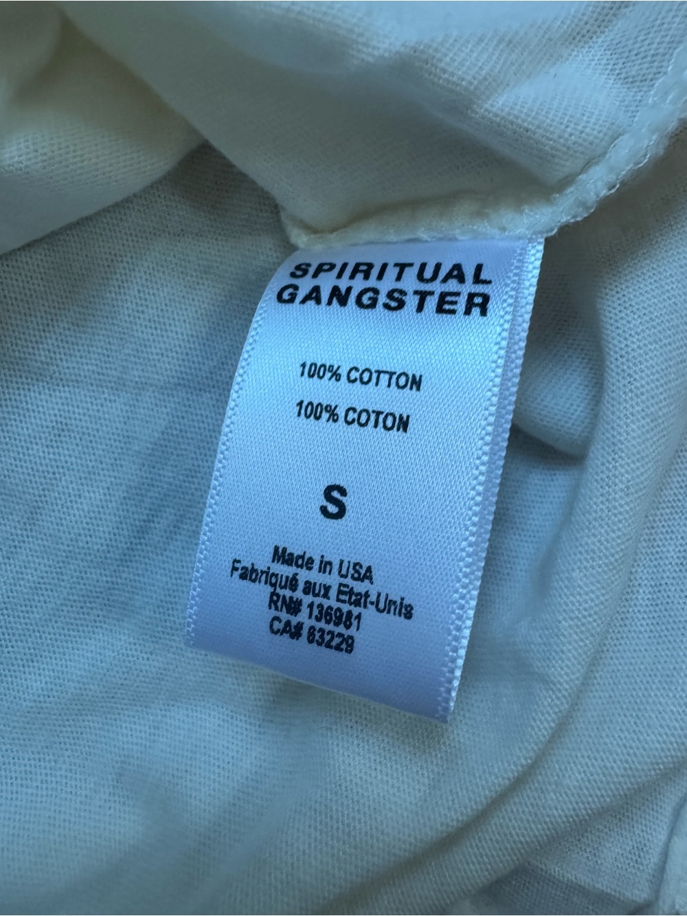 Spiritual Gangster Cosmic Energy Crop Muscle Tank - Picture 8 of 9